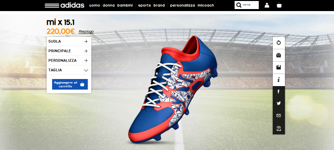 scarpe da calcio personalizzabili